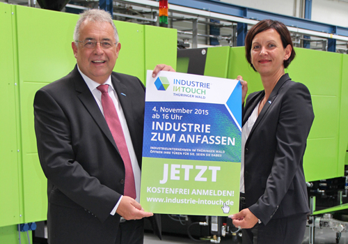 Start der Besucheranmeldung INDUSTRIE INTOUCH Thüringer Wald