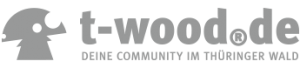 Logo t-wood.de Deine Community im Thüringer Wald