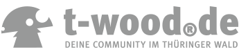 Logo t-wood.de Liebe deinen Wald - Zur Internetseite von t-wood - Deine Community im Thüringer Wald