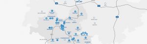 Standortkarte INDUSTRIE INTOUCH Thüringer Wald 2019