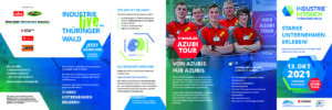 Ein Veranstaltungsflyer zum Ablauf der INDUSTRIE INTOUCH 2021