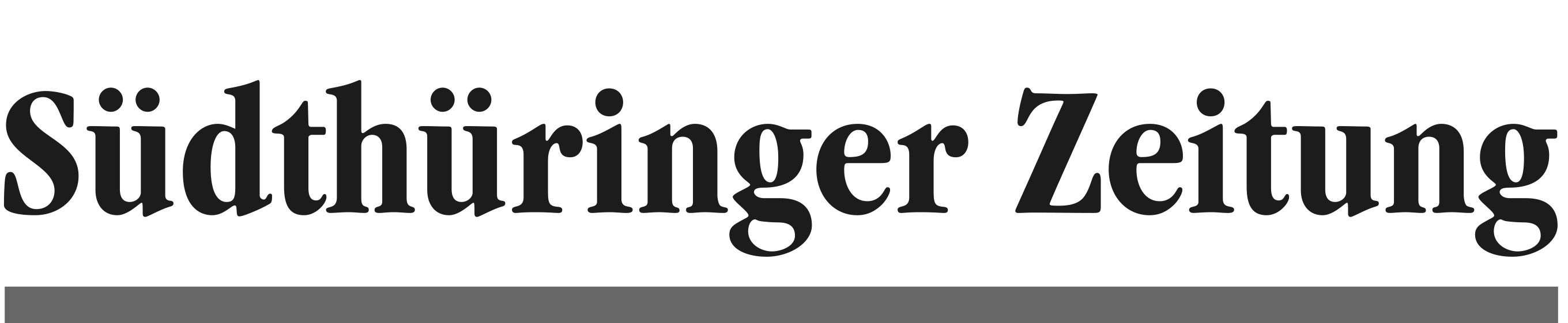 Logo Südthüringer Zeitung - Zur Internetseite