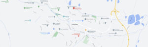 Auszug aus Google Maps, auf dem der Standort der Firma Raesch Quarz (Germany) GmbH zu sehen ist, einem teilnehmenden Unternehmen bei der INDUSTRIE INTOUCH 2022.
